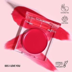 Moira Beauty Loveheat Cream Blush 05 I Love You Lightweight Cruelty-Free. Makeup